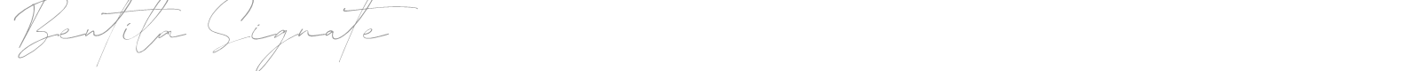 Bentila Signate font preview